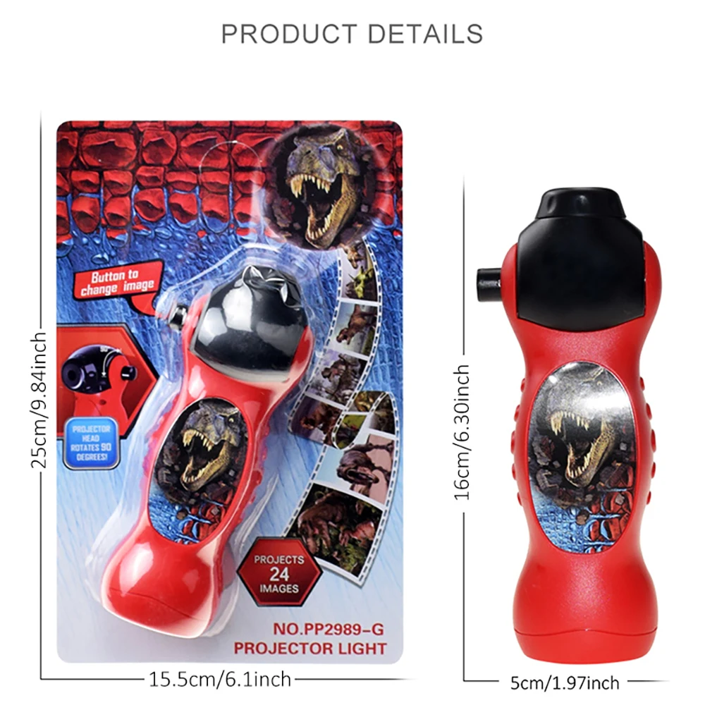 

Early Educational Model Torch Flashlight Toys Dinosaur Projector Night Lamp Toy Flashlight Sleeping Story History Projection Toy