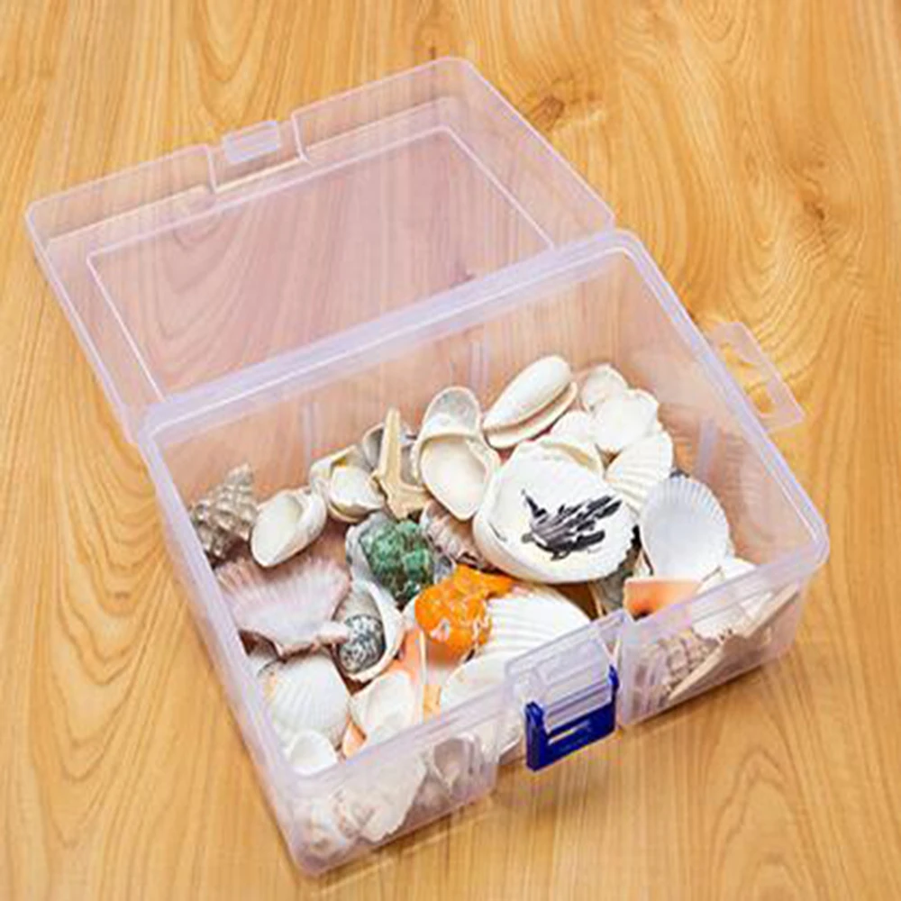 Пластиковая прозрачная шкатулка для ювелирных изделий органайзер часов с