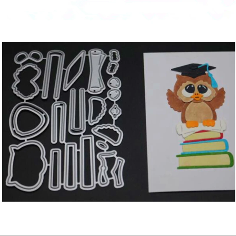 

YINISE Metal Cutting Dies For Scrapbooking Stencils Doctor Owl DIY Paper Album Cards Making Embossing Folders Die Cuts CUT Mold