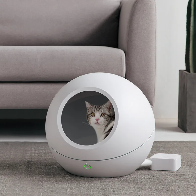 

Automatic Pet House Smart Cat Litter Bed Safety Nest Cold Warm App Control Wifi Wireless Controller For Cat Dog Sleeping Pet Bed