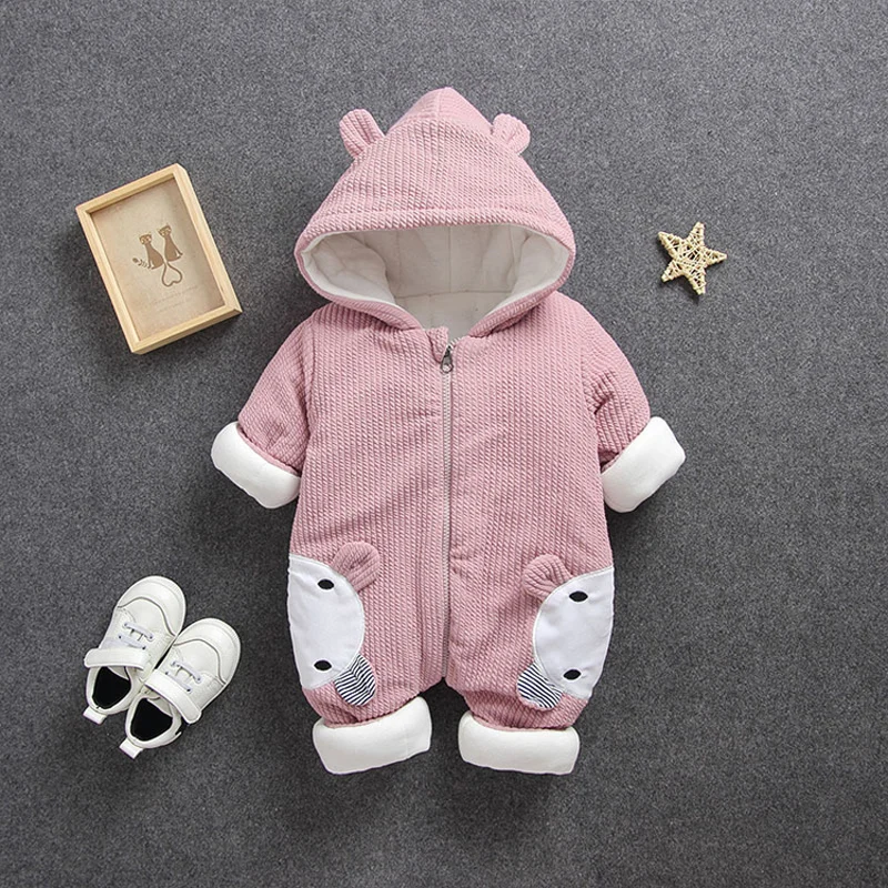 

Winter Cotton infants baby girls boy Clothing flower pattern jumpsuit for new born baby clothes Birthday party costume rompers