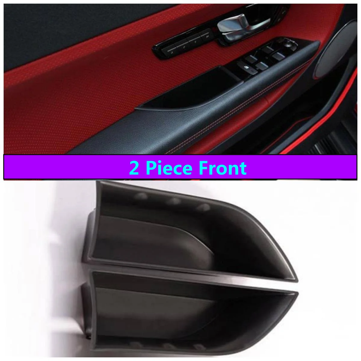 

Car Front and Rear Door Handle Storage Box Container Holder Tray Box For Jaguar XJ XJL Auto Accessories Styling