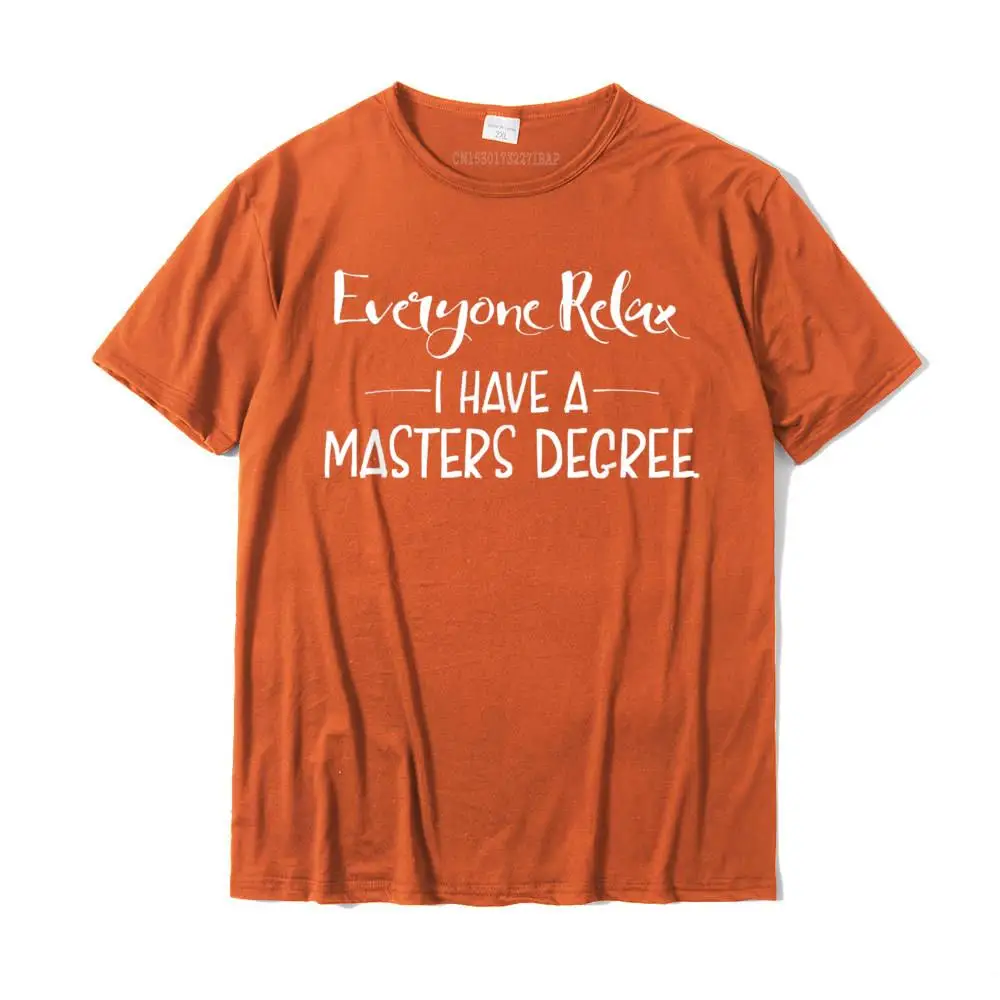 Все расслабьтесь у меня есть футболка с мастерами забавный подарок модные