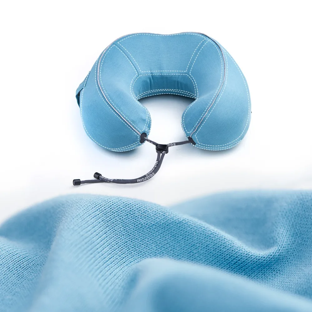 Массажная подушка Naturehike с эффектом памяти Вибрирующая U образная из пены для шеи