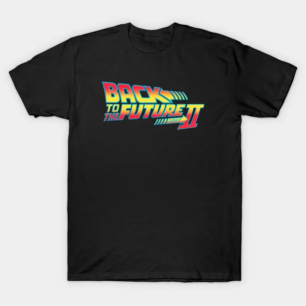 black 13 Официальный Back To The Future постер фильма футболка delorean Новые футболки Забавные футболки новые Забавные футболки унисекс Топы - Цвет: black 13