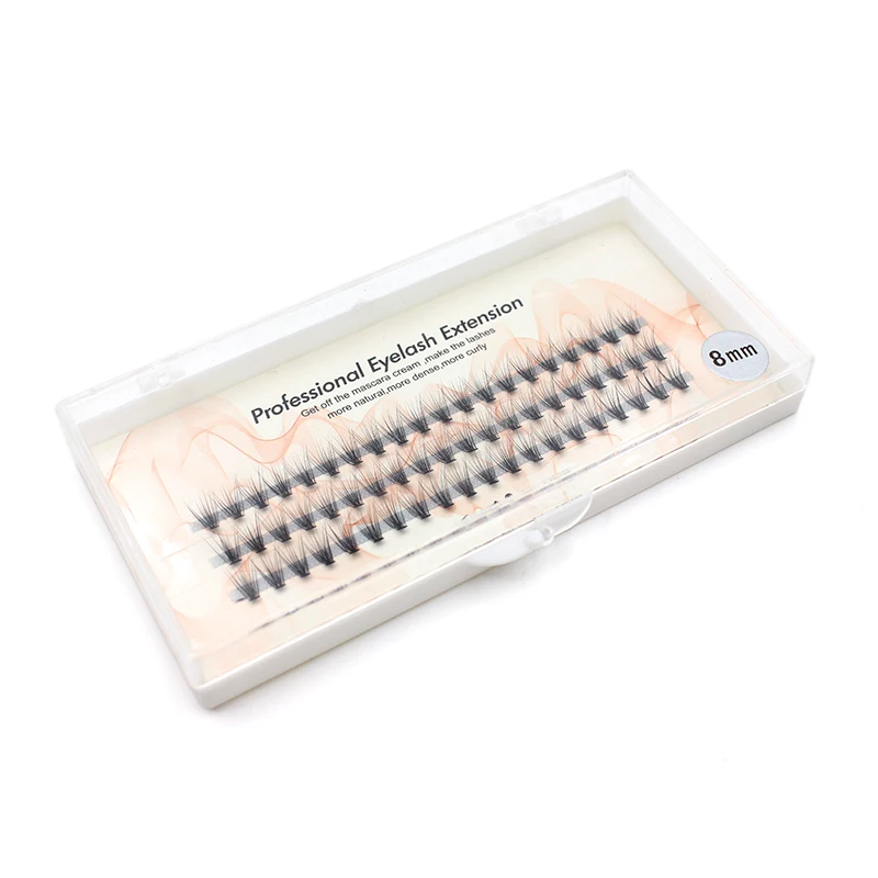 

FUNMIX FC-008 20D Cluster Premade Fan Volume Individual Lashes Knot-free Faux Mink Grafting False Eyelashes Extensions
