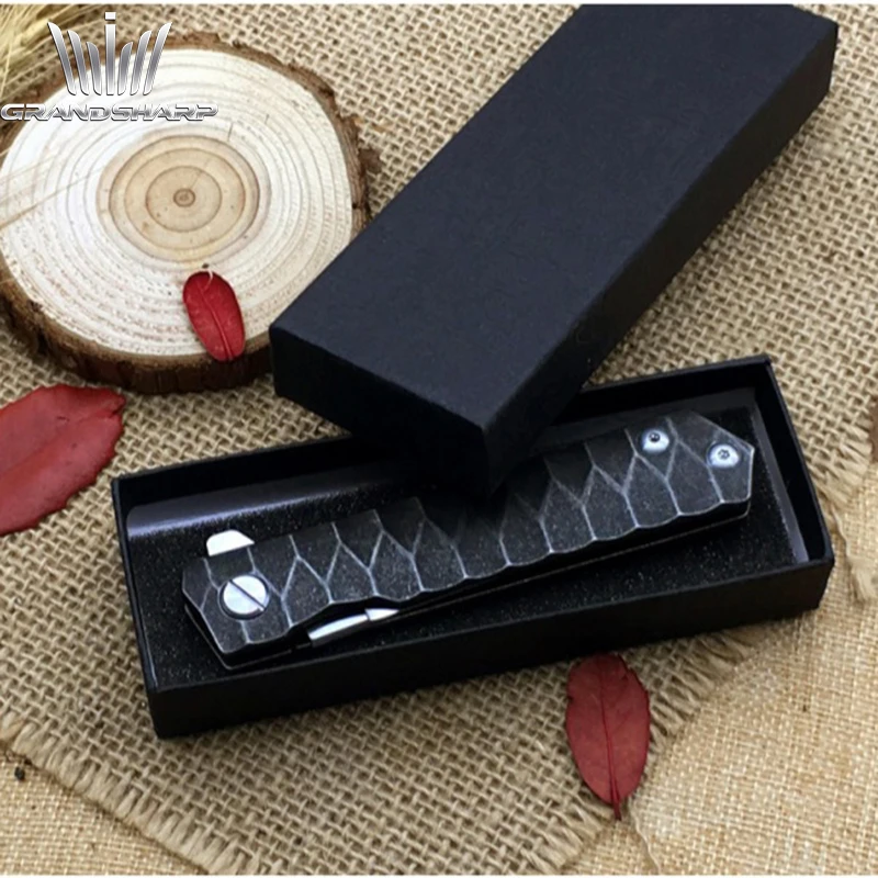 Складной нож лезвие D2 стальная ручка тактические ножи карманный для кемпинга