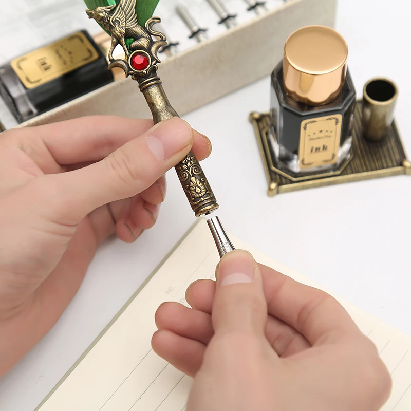 Перьевая ручка в стиле ретро набор для каллиграфии английском перо | Канцтовары