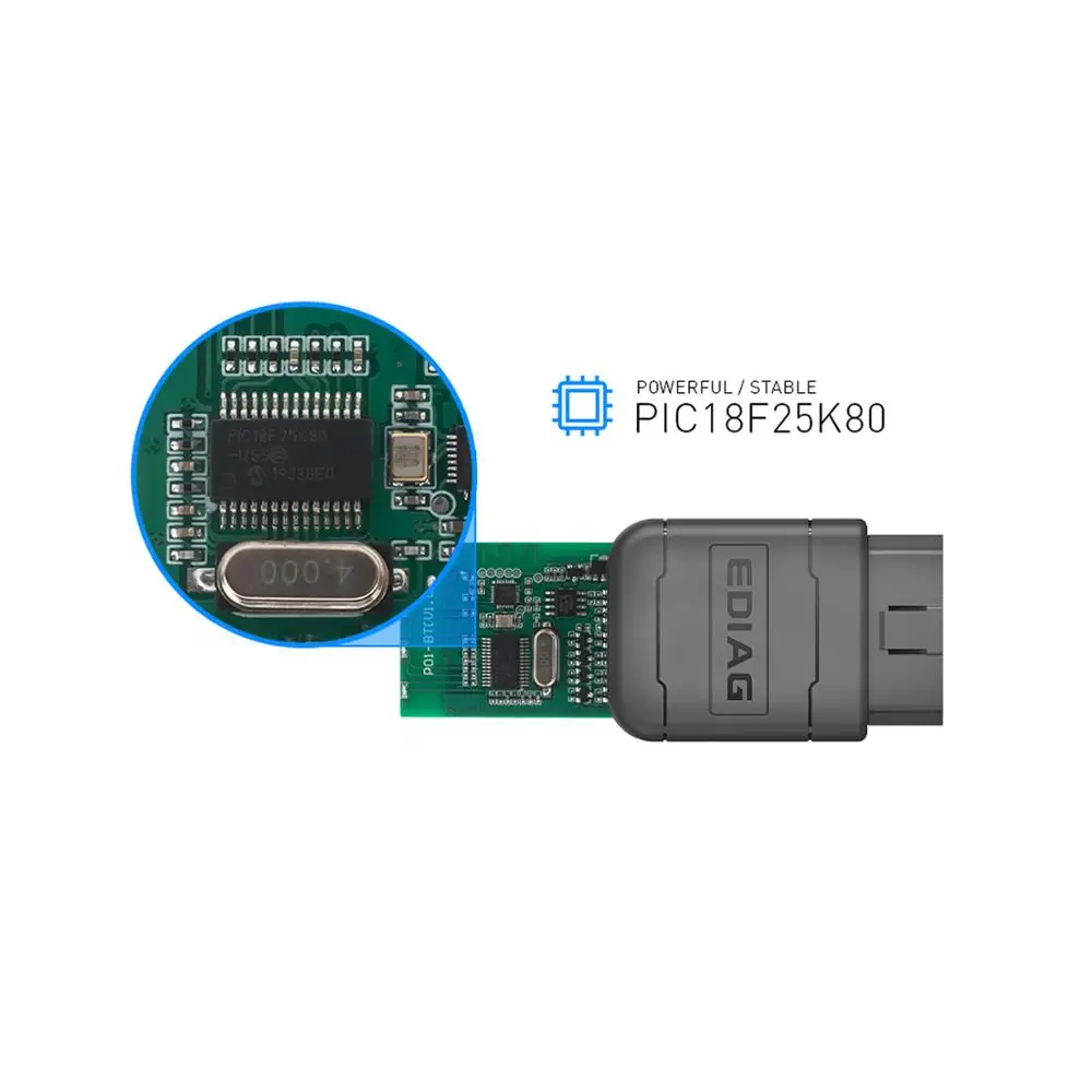 EDIAG P01 P02 P03 V1.5 ELM327 WIFI/Bluetooth PIC18f25k80 чип 4 МГц диагностический сканер Elm 327 OBD2 Android/IOS Torque
