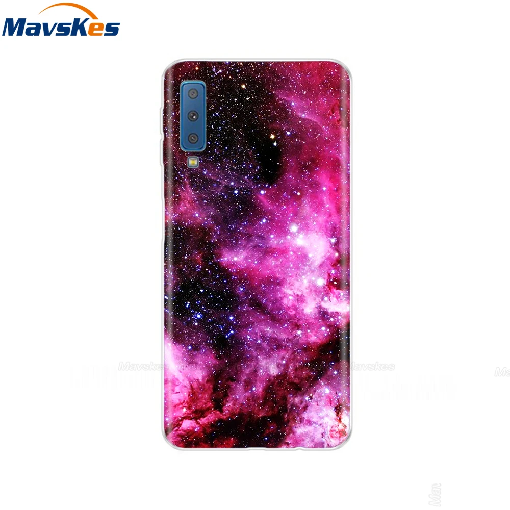 40 Силиконовый чехол для samsung Galaxy A7 чехол A750 A750F чехол 6,0 'TPU чехол для телефона samsung A 7 750 750F Fundas Coque - Цвет: 40