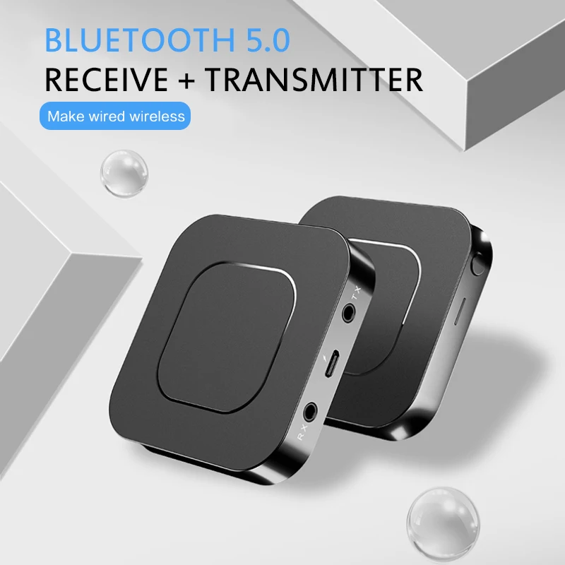 Bluetooth 5 0 аудио приемник передатчик 2 в 1 3 мм AUX разъем RCA стерео музыка беспроводной