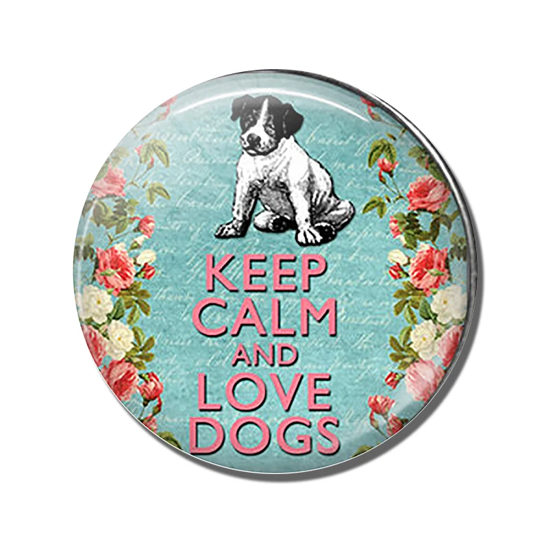 Надпись сохраняйте спокойствие и Продолжайте работу любовь кошки собаки магнит