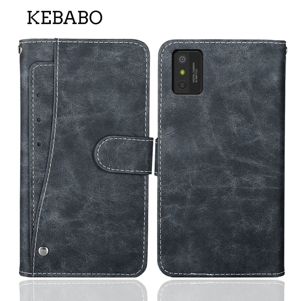 Роскошный кошелек INOI A22 Lite чехол 5 дюймов винтажный Чехол для телефона держатель |