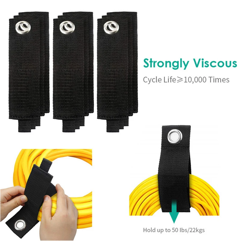 Удлинитель для кабеля держатель шланга органайзер нейлоновые тяжелые ремни