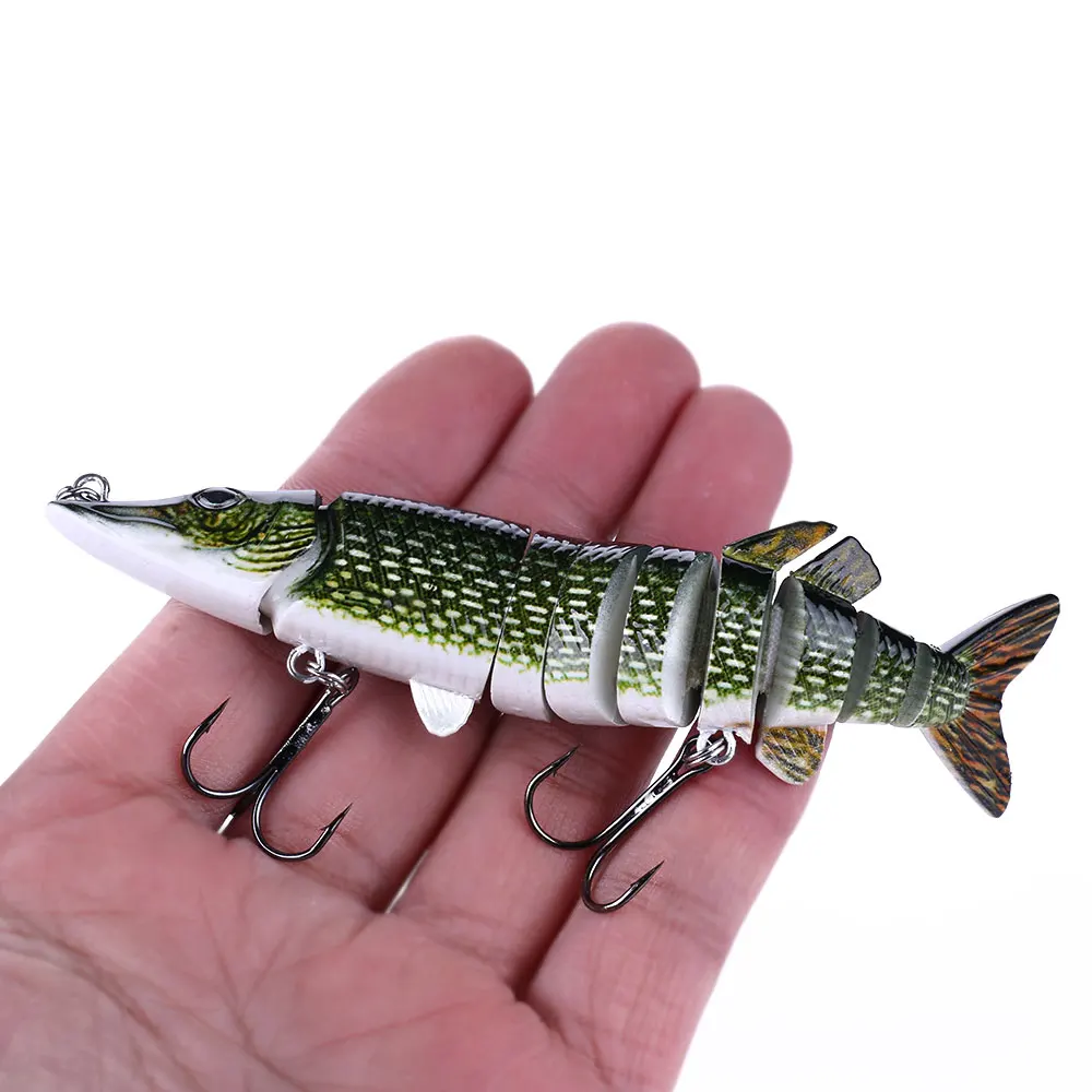 6 шт. приманка для ловли рыбы 12 7 см 20 г Swimbait похожая на настоящую соединитель