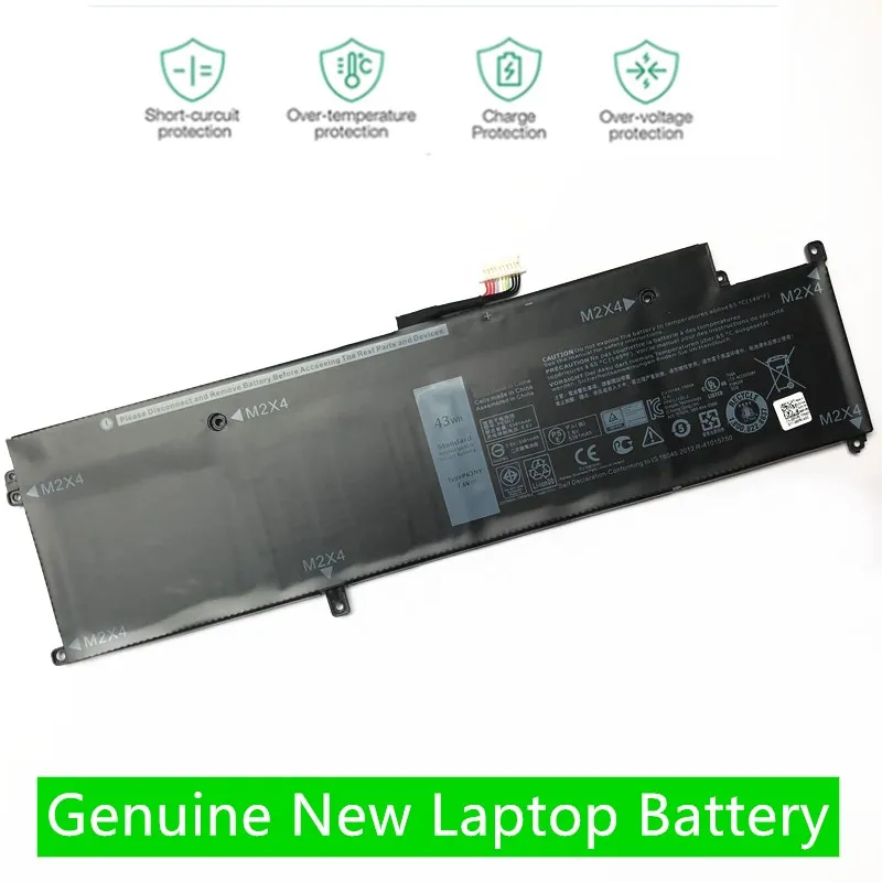 

Оригинальный аккумулятор onwan P63NY N3KPR 7,6 В 43Wh для ноутбука Dell Latitude 13 7370 Series E7370 XCNR3 0XCNR3 WY7CG, аккумуляторы для планшетов