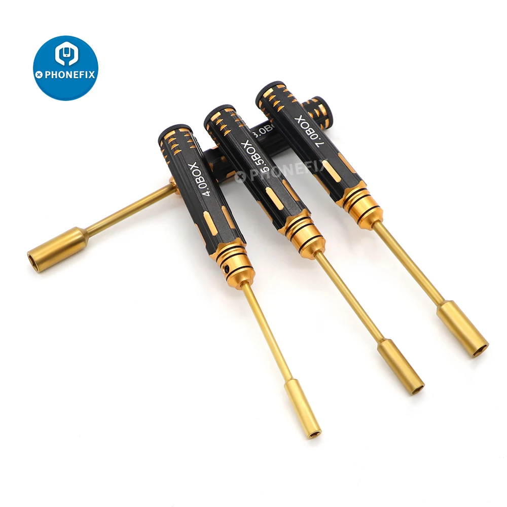 4 in1 Hex Screw Driver Tools Kits Set Precision RC Hexagon Head 4.0/5.5/7/8mm Socket Screwdrivers For FPV Drone Car Repair | Инструменты