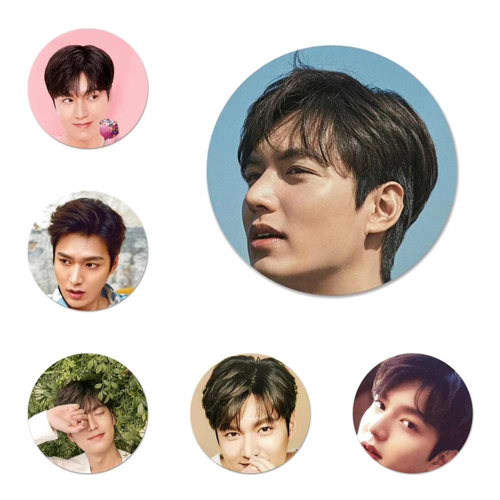 

Lee Min Ho South Korean singer Icons Pins Badge Decoration Brooches Metal Badges For Clothes Backpack Decoration