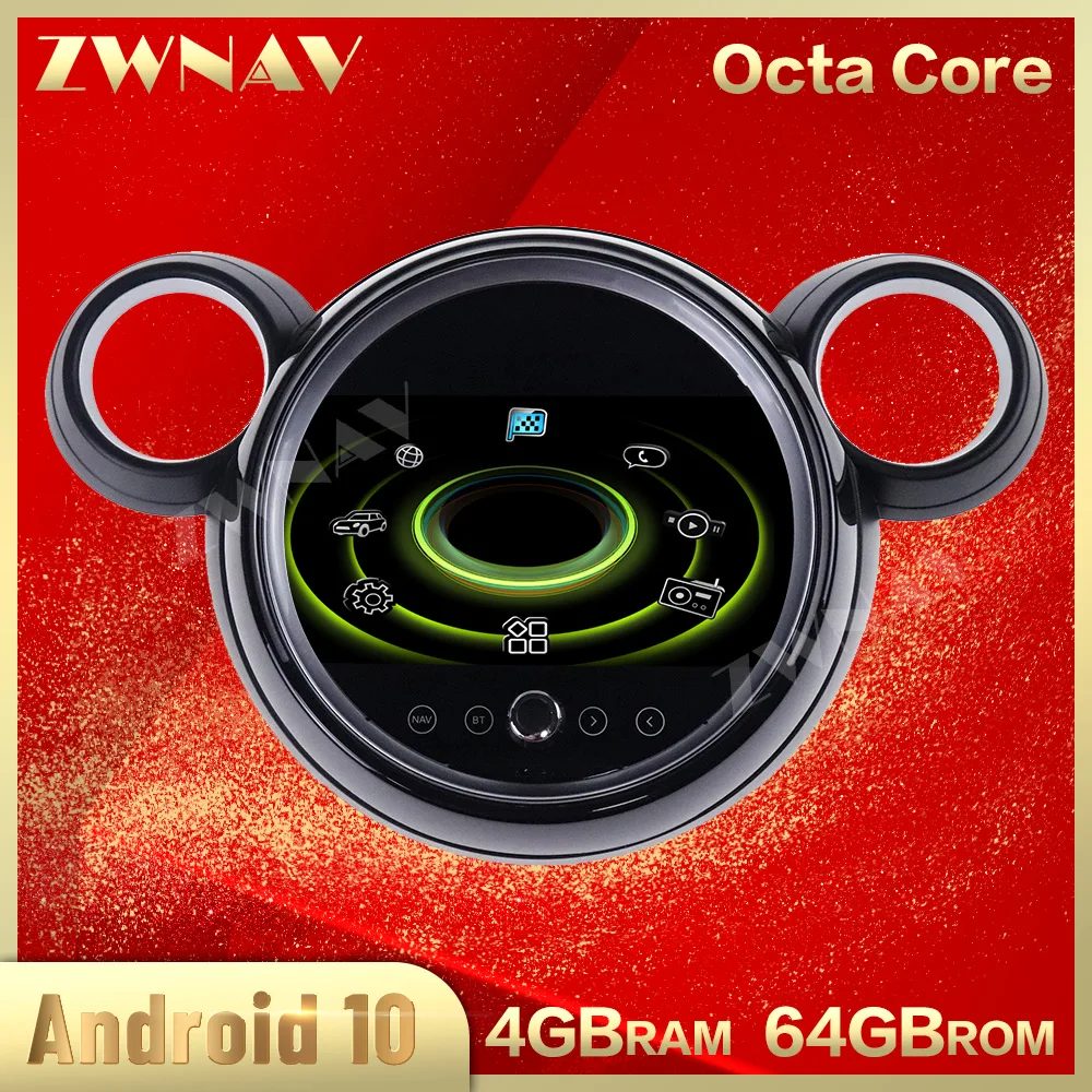 Автомобильная магнитола 4 Гб + 64 ГБ Android 10 0 dvd плеер для Mini one F55 F56 Cooper 2015