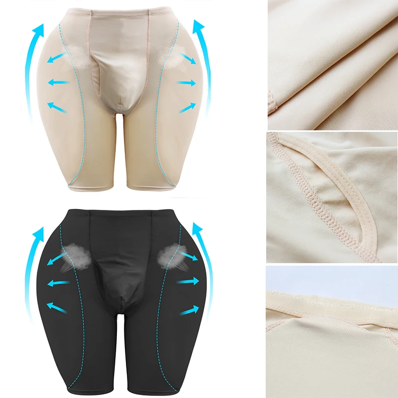 

Men's Muscle Thigh Enhancer Tummy Control Shapewear Shorts Waist Slimming Underwear Body Shaper Seamless Boxer Brief Panties