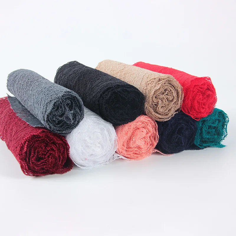 

1Yard 18cm Elasticity Embroidery Lace Collar Sewing Applique DIY ribbon Fabric Fashion Clothing Accessories