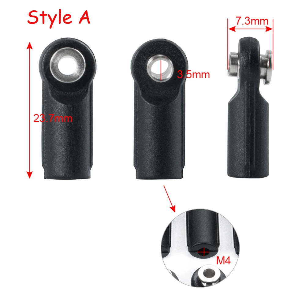 yeahrun 10 шт пластик m4 шарнирный держ