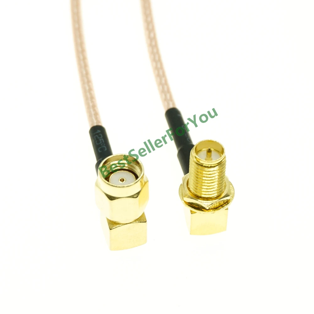 

Штекер SMA под прямым углом, штекер RP SMA, штекер 90 градусов RA Соединительный пигтейльный кабель RG316, перемычка