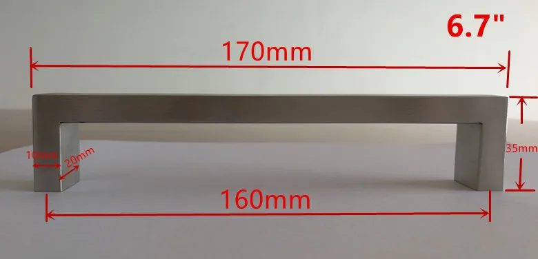 

Ручки для шкафов из нержавеющей стали 10 шт