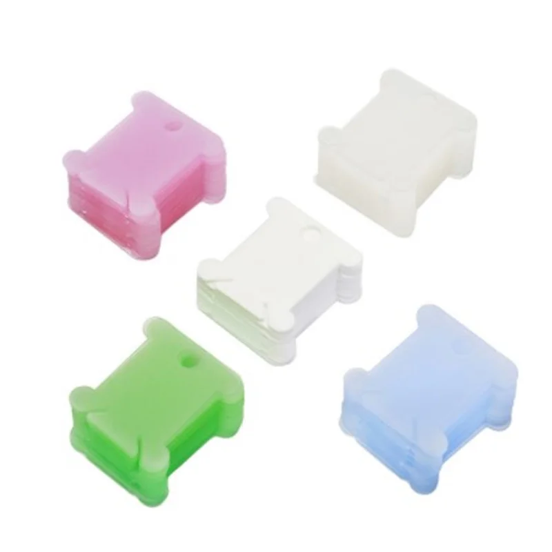 

50pcs Embroidery Thread holder Floss Craft Bobbin Cross Stitch Storage Holder Plastic Sewing Thread Board Card Thread Organizer