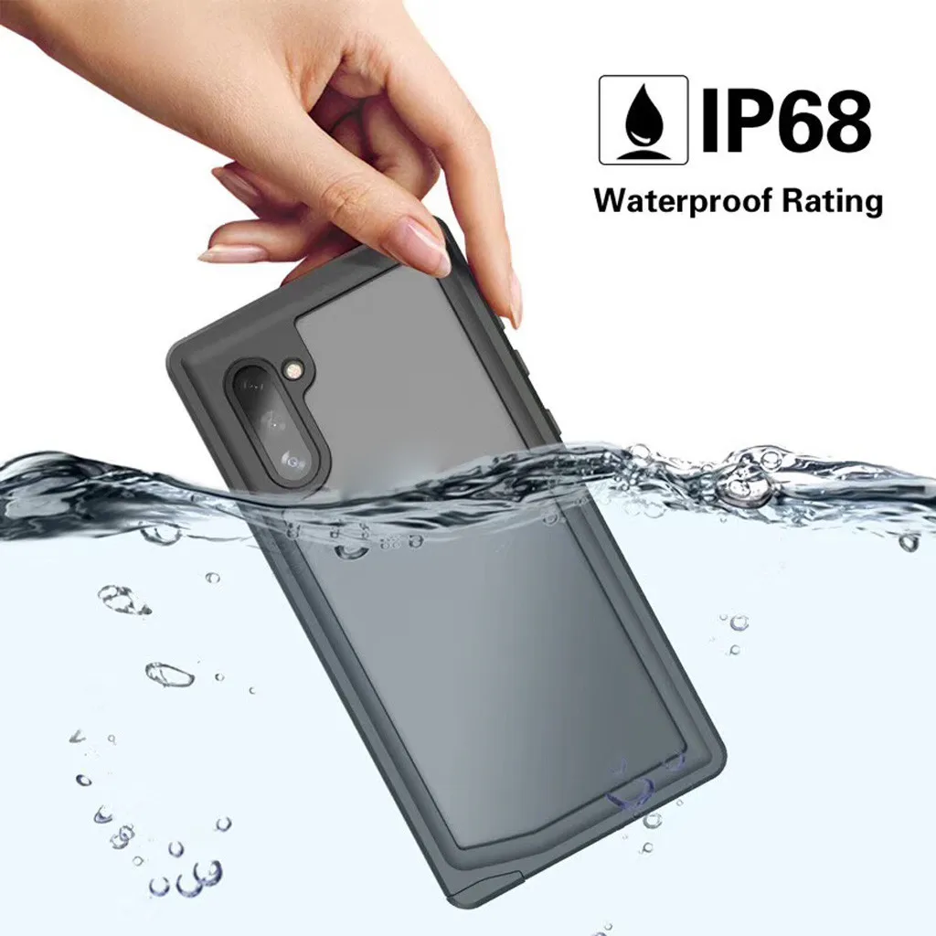 Ouhaobin mobile phone shell For Samsung Galaxy Note 10 6.3inch Waterproof Protection Case Cover |