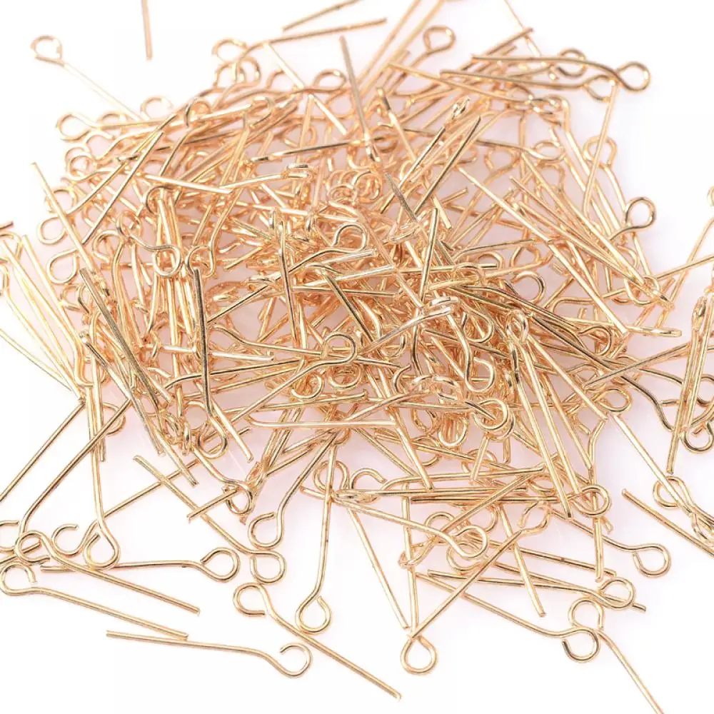 Классические булавки с глазком для изготовления ювелирных изделий 6 цветов 200