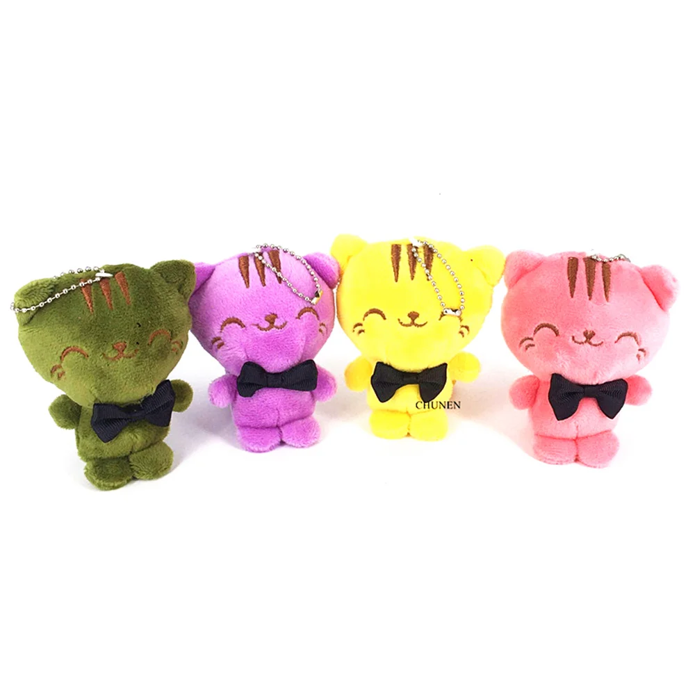 

Adorable 10CM Cats Plush Stuffed TOY , Key Chain Gift Doll For Wedding
