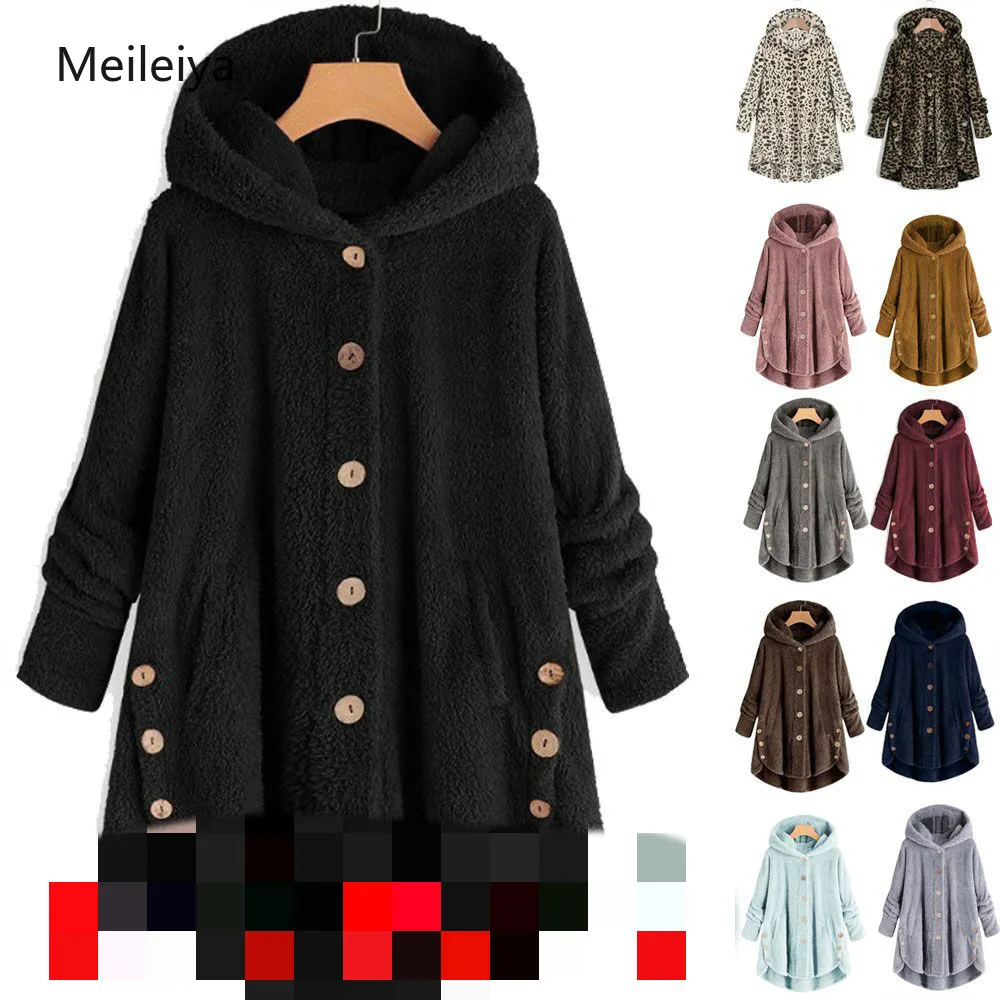 Новинка Женское пальто на пуговицах пушистый отложной воротник верхняя одежда