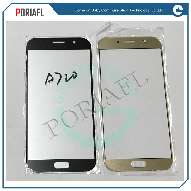 При заказе 1 10 штук для A7 2017 SM A720 A720H A720DS A720F передних боковых Стекло объектив ЖК