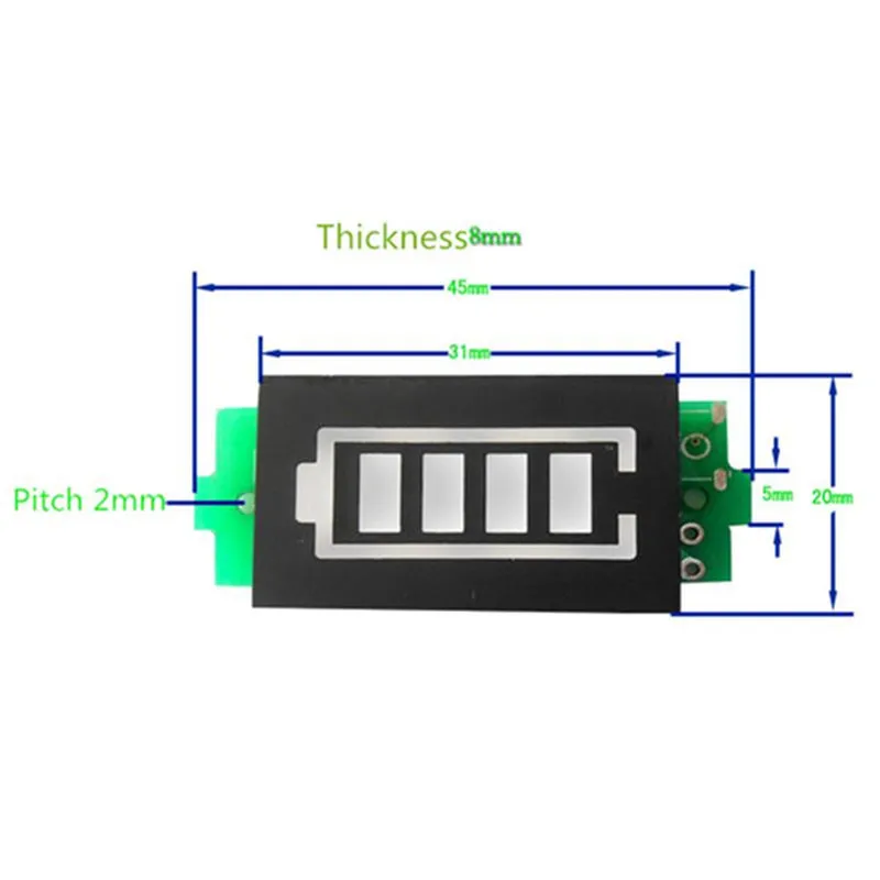 3 7 V 1S 4 2S 11 1 3S 14 8 4S индикатор уровня заряда Дисплей вольтметр LIPO Батарея Ёмкость