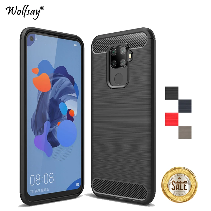 

For Huawei Mate 30 Lite Case Shockproof Armor Rubber Phone Bumper For Huawei Mate 30 Lite Cover For Huawei Mate 30 Lite Fundas
