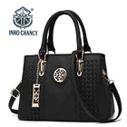 Женская кожаная сумка, новинка 2020 года, Европейская и американская простая модная сумка через плечо