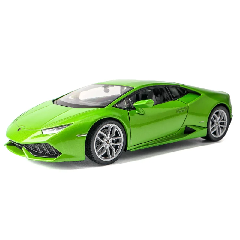 welly 1:24 Lamborghini LP610-4 car alloy car model simulation car decoration collection gift toy Die casting model boy toy