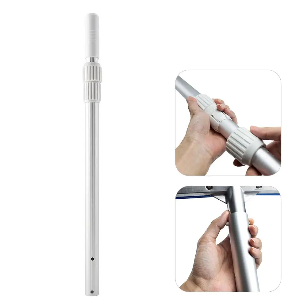 Портативный скиммер для бассейна телескопическая ручка из алюминиевого сплава