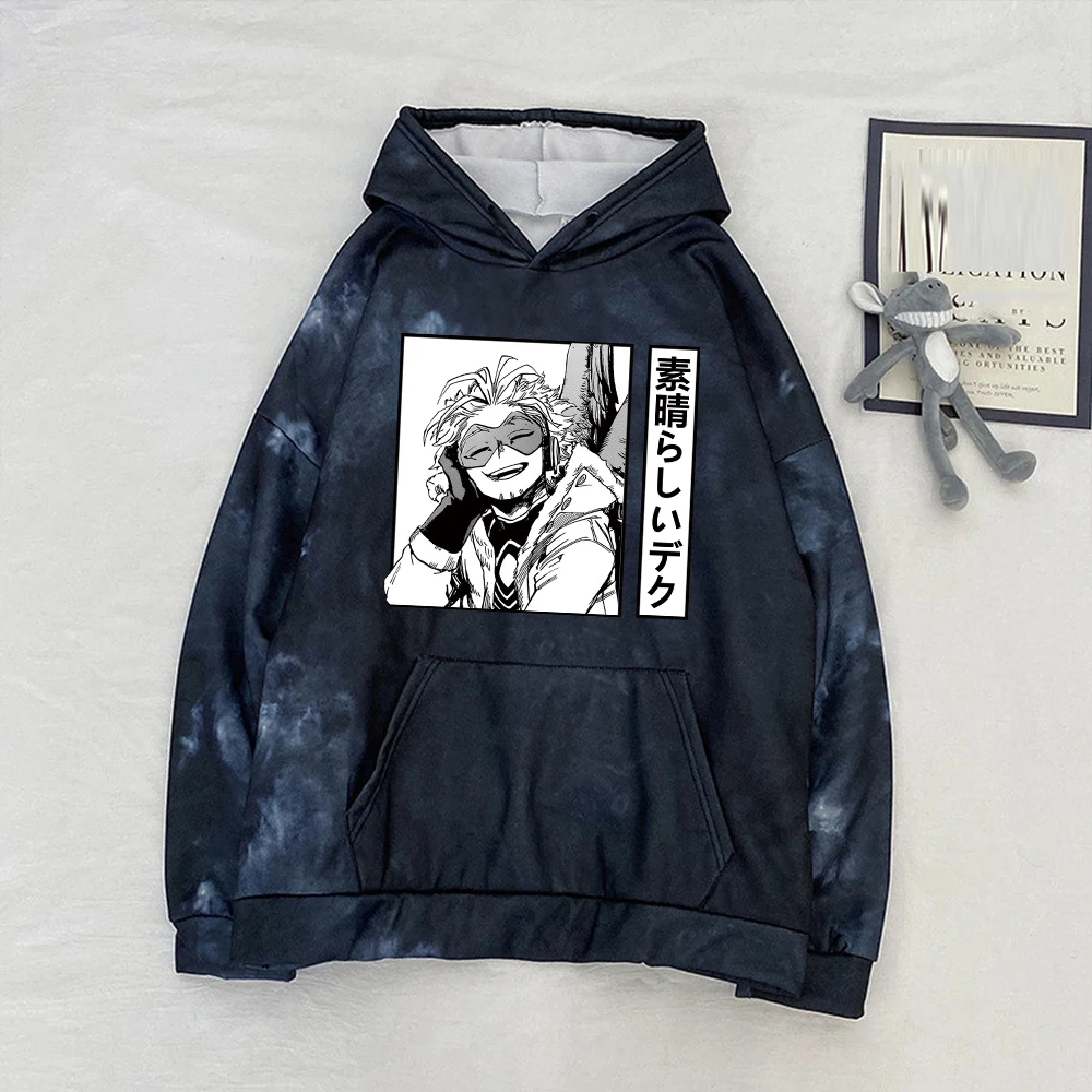 

My Hero Academia Unisex Hoodies Anime Hawks Printed Men's Hoodie Streetwear Hoodie Pullover