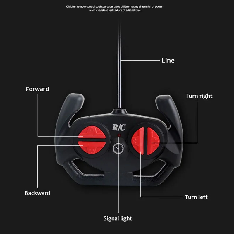 1:18 RC автомобиль пульт дистанционного управления игрушки светодиодный