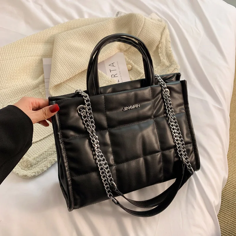 

Осенняя новая женская сумка через плечо, модная мягкая кожаная сумка через плечо, женские вместительные сумки, Повседневная универсальная ...