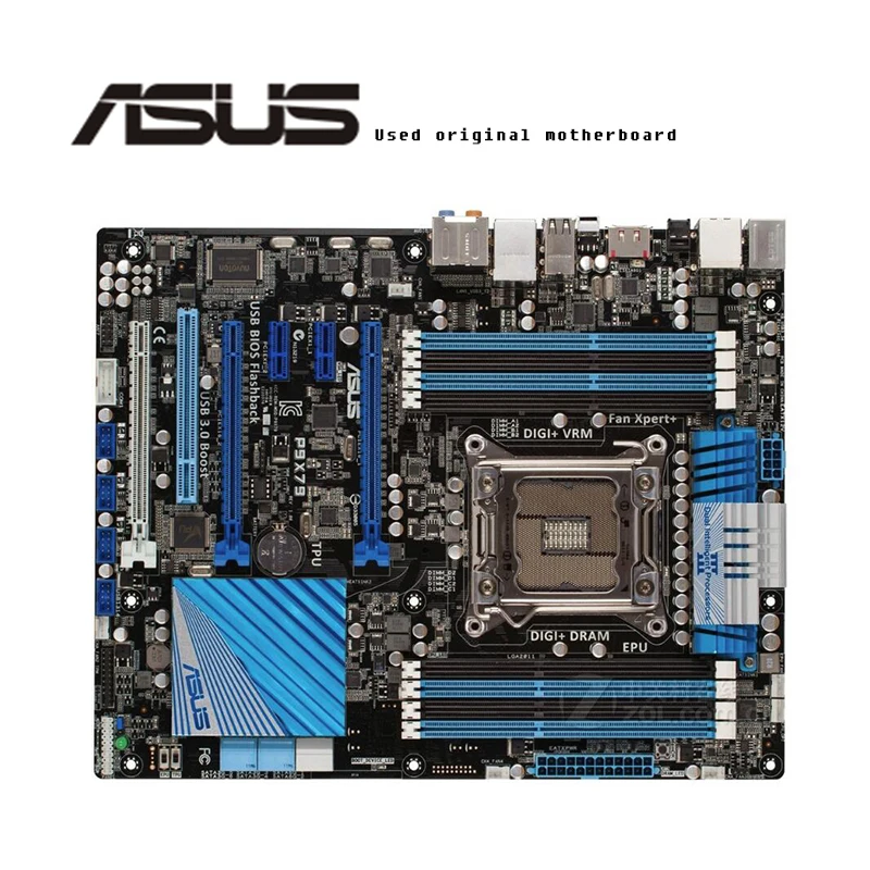 LGA2011 для ASUS P9X79 оригинальный б/у настольный компьютер Intel X79 материнская плата
