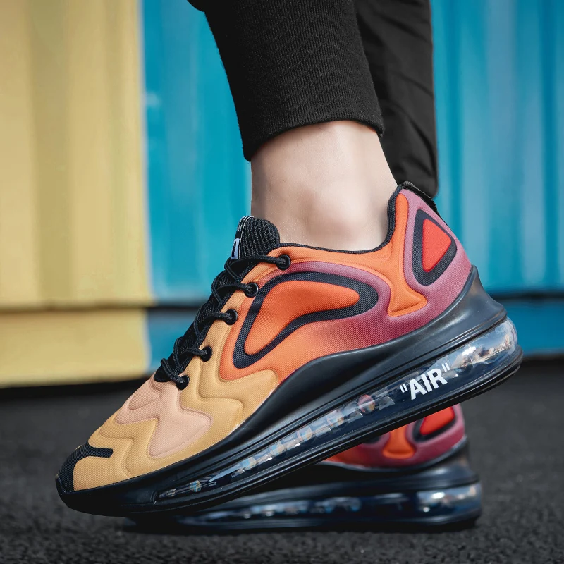 Comfortable 2019 Fashion Lycra Sneakers Men Casual For Male Shoes Adult Autumn New Unisex Running Footwear High Quality |