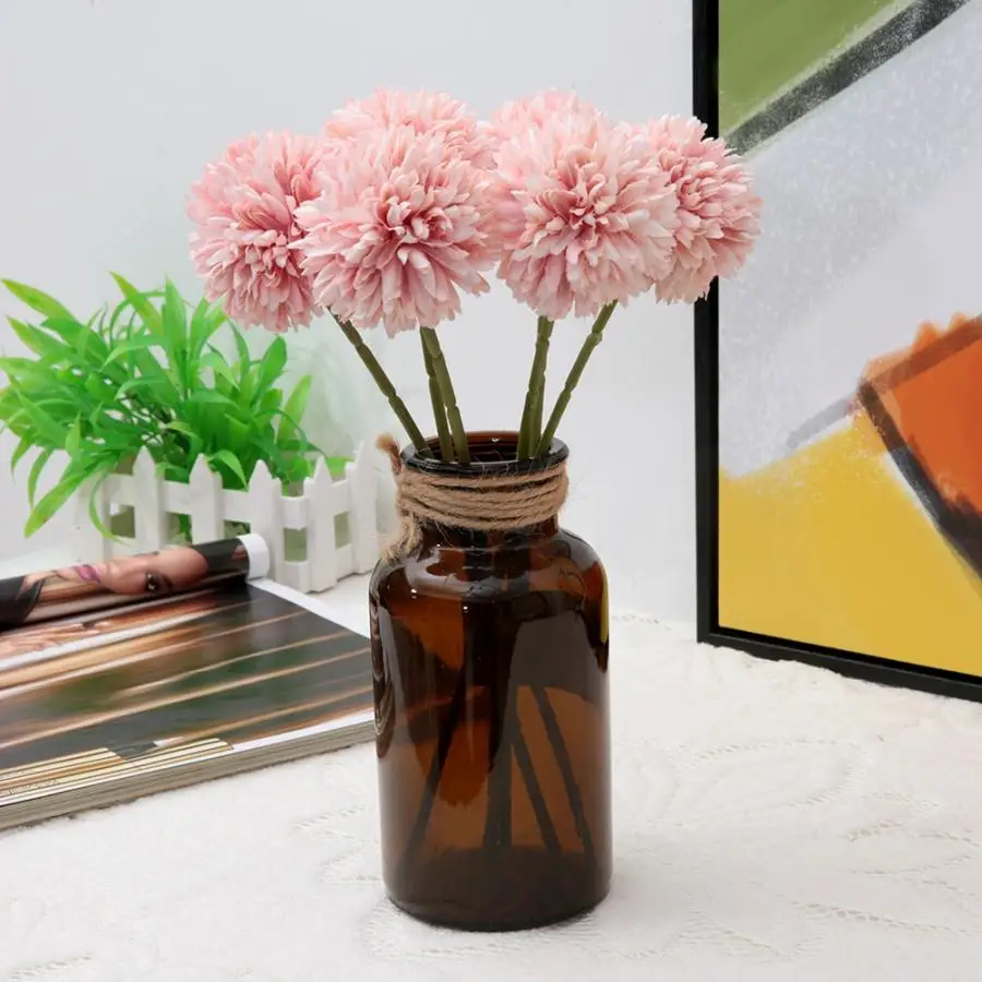 Искусственный цветок 6 шт. искусственный шар для дома комнаты свадебный Декор