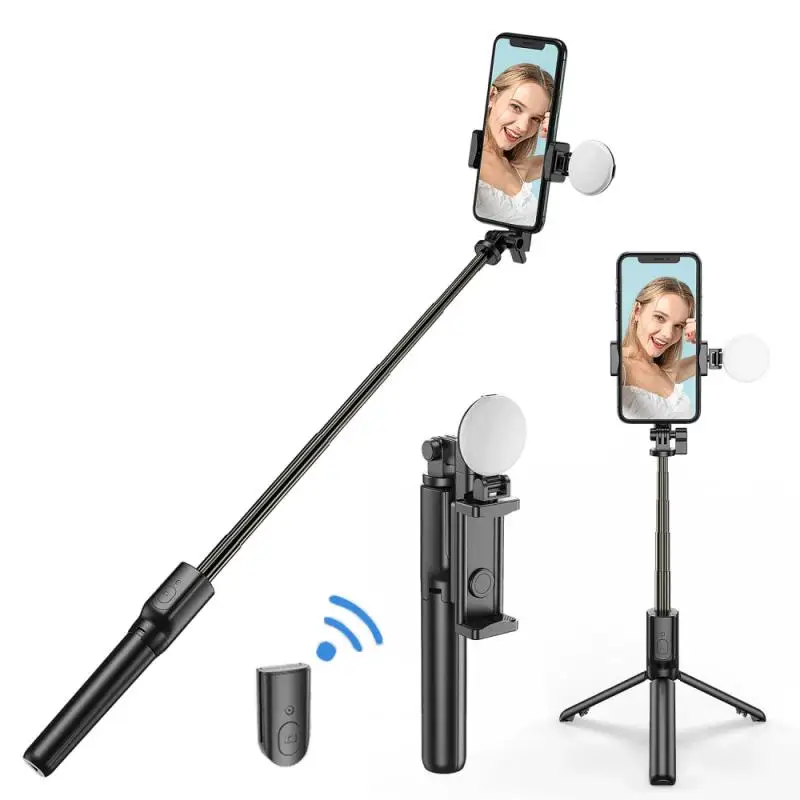 

2 In 1 Wireless Bluetooth For Selfie With Shutter Remote Tripod For Phone Monopod For IPhone Huawei Samsung Oneplus