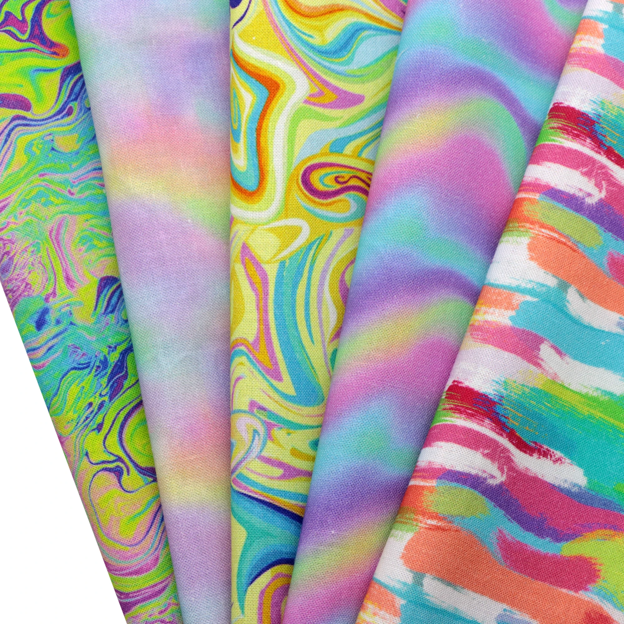 Окрашивание галстуком 100% чистый хлопок полиэстер материал для пэчворка шитье