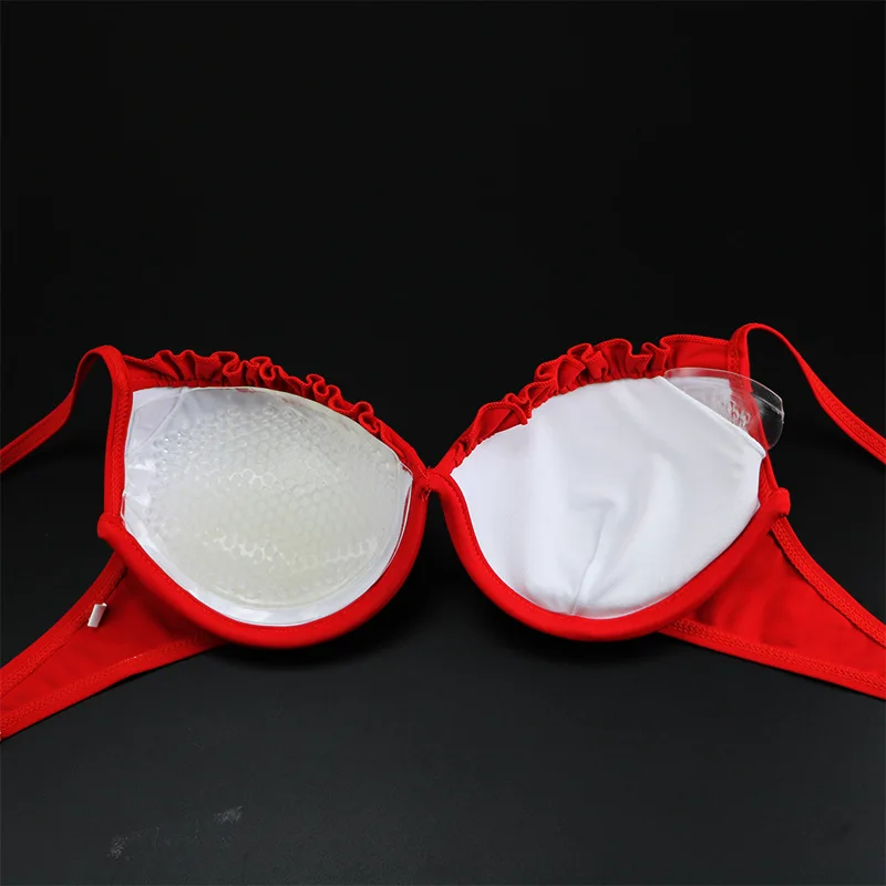 

1pair Push Up Bra Pads Inserting Swimsuit Bikini Insert Pads Reusable Silicone Cups Pads Enhancers Breast Intimates Accessories