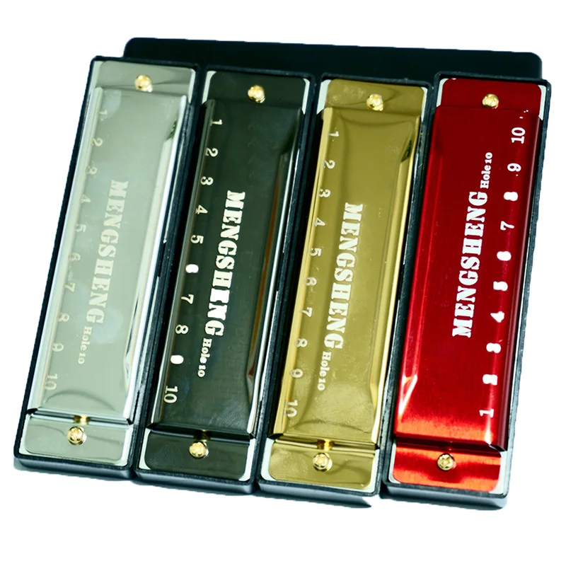 

Harmonica 10 Holes Harp 20 C Tone Diatonic Harp key C Blues Jazz band mouth organ Harp Early Education Baby Music Sense Training