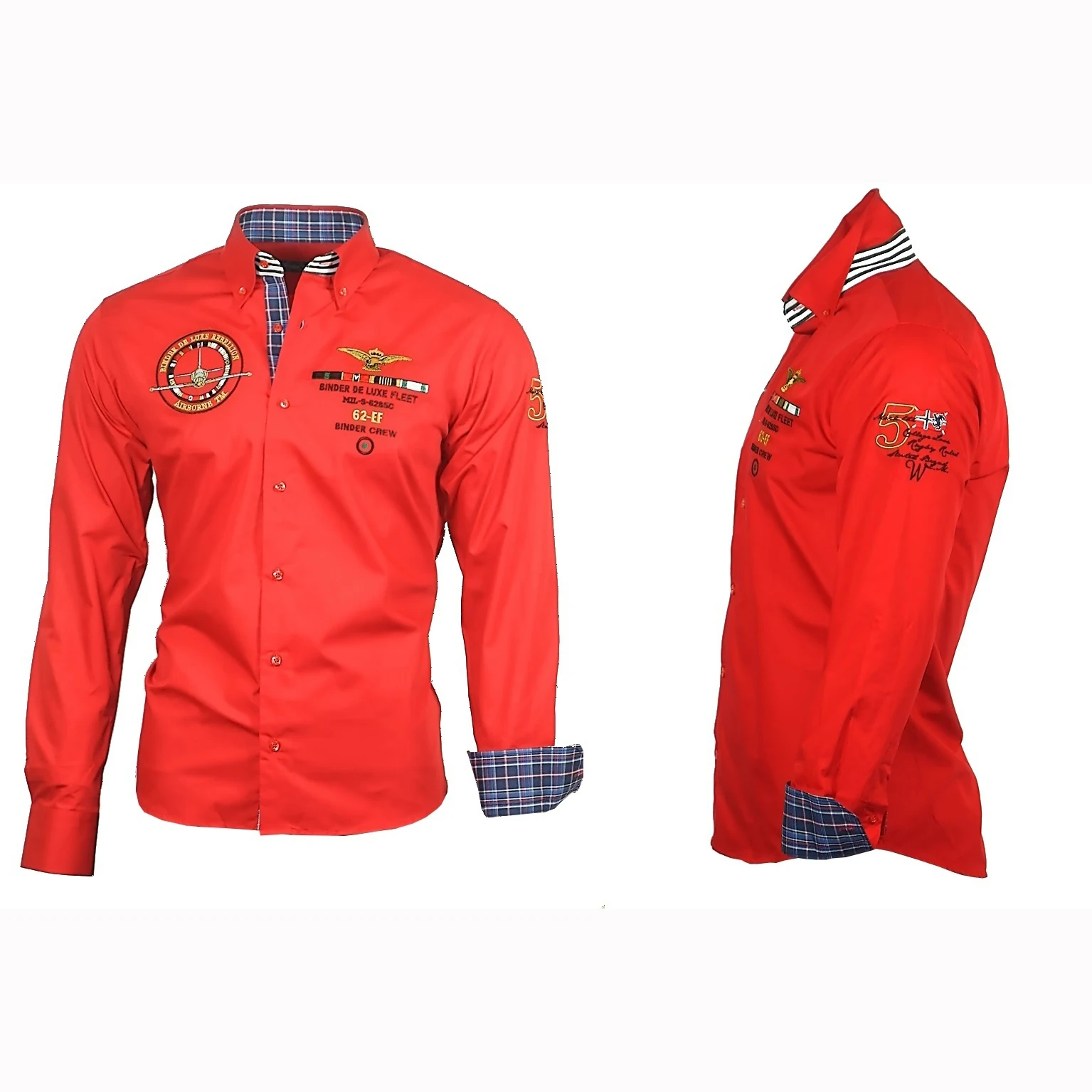 Мужская рубашка с длинным рукавом ZOGAA Классическая универсальная длинными